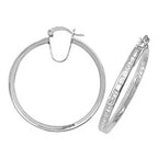 Sterling Silver CZ Earrings