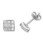 Sterling Silver CZ Earrings