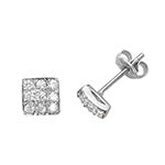 Sterling Silver CZ Earrings