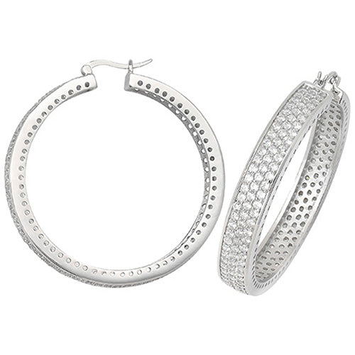 Sterling Silver CZ Earrings