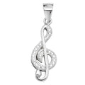 Sterling Silver CZ Pendant