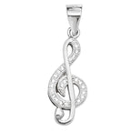 Sterling Silver CZ Pendant