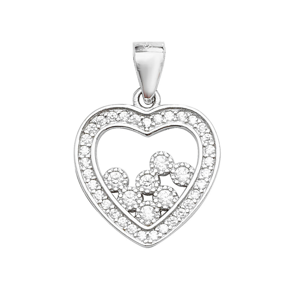 Sterling Silver CZ Pendant