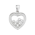 Sterling Silver CZ Pendant