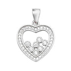 Sterling Silver CZ Pendant
