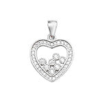 Sterling Silver CZ Pendant