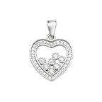 Sterling Silver CZ Pendant