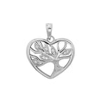 Sterling Silver CZ Pendant