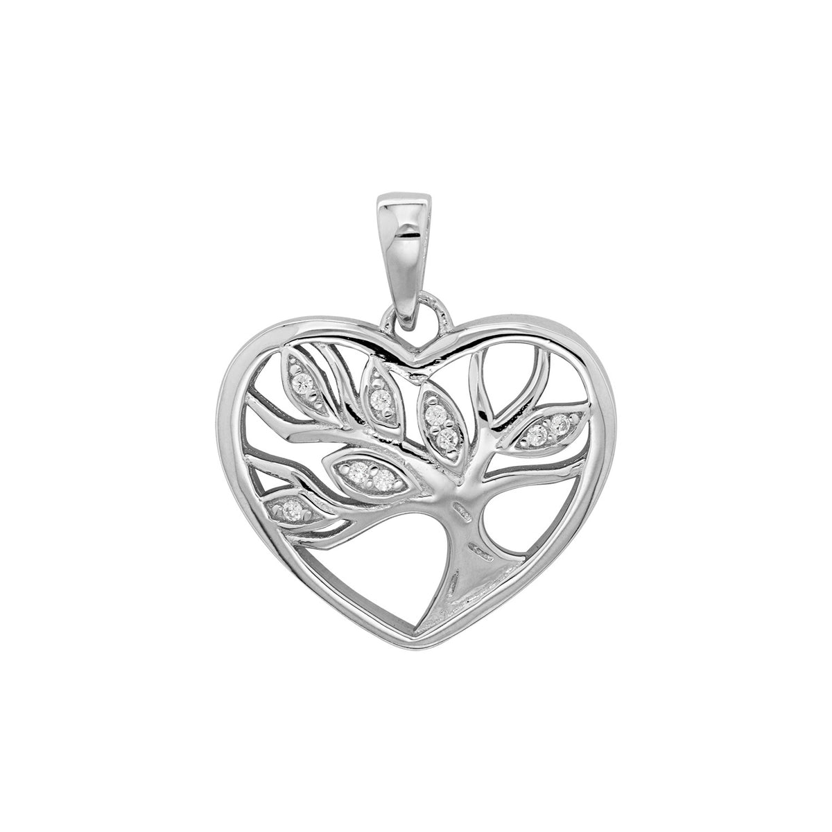 Sterling Silver CZ Pendant