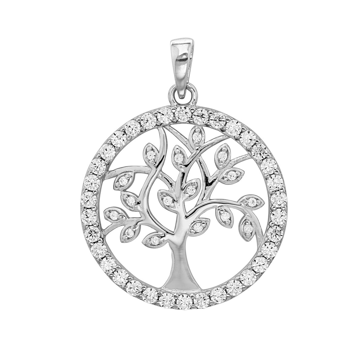 Tlws Arian Sterling CZ