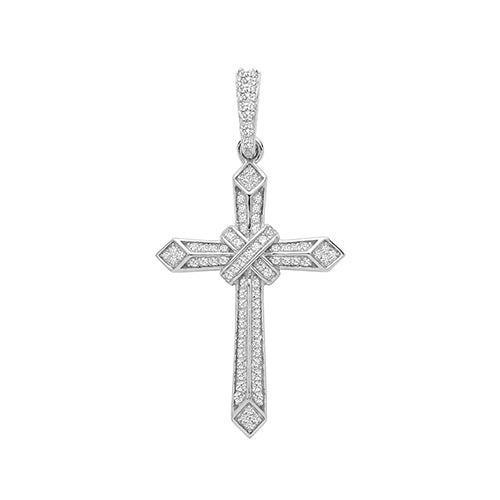 Sterling Silver CZ Pendant