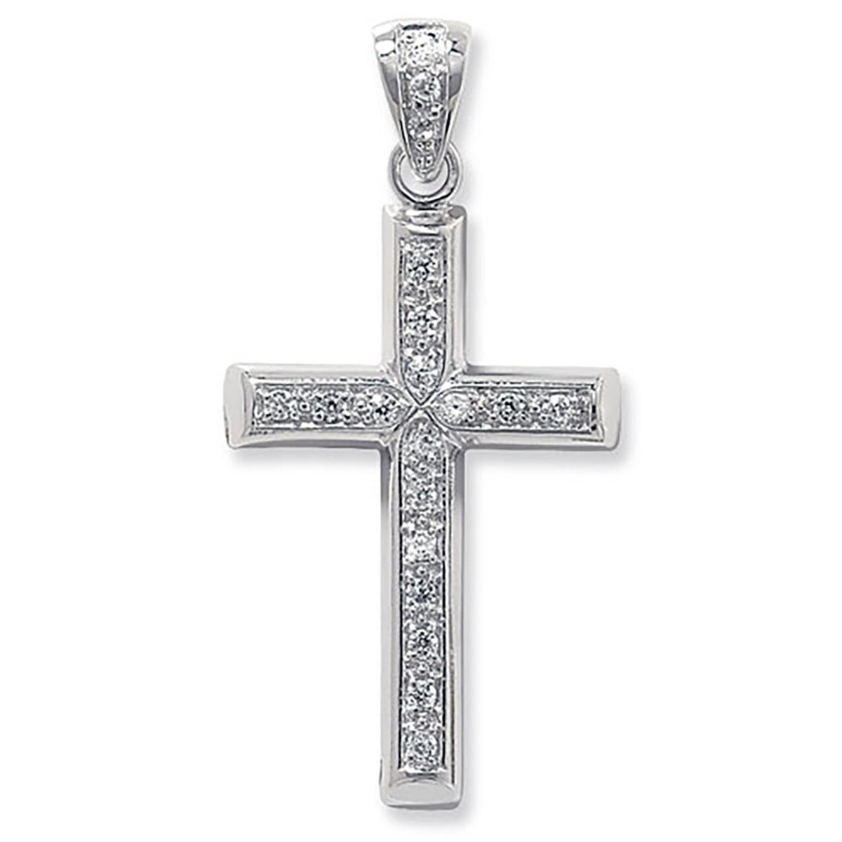 Sterling Silver CZ Pendant
