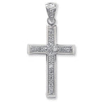 Sterling Silver CZ Pendant