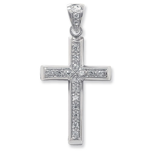 Sterling Silver CZ Pendant