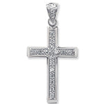 Sterling Silver CZ Pendant