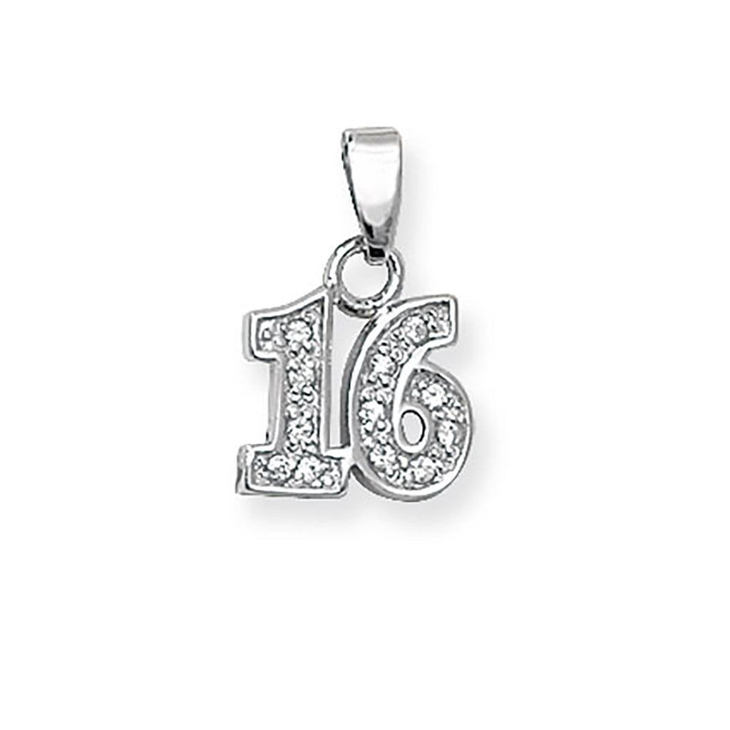 Sterling Silver CZ Pendant