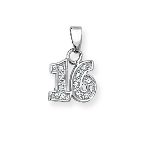 Sterling Silver CZ Pendant