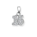 Sterling Silver CZ Pendant