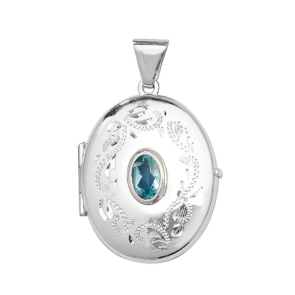 Pendant Topas Glas Arian Sterling