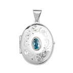 Pendant Topas Glas Arian Sterling