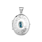 Pendant Topas Glas Arian Sterling