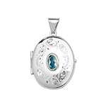 Pendant Topas Glas Arian Sterling