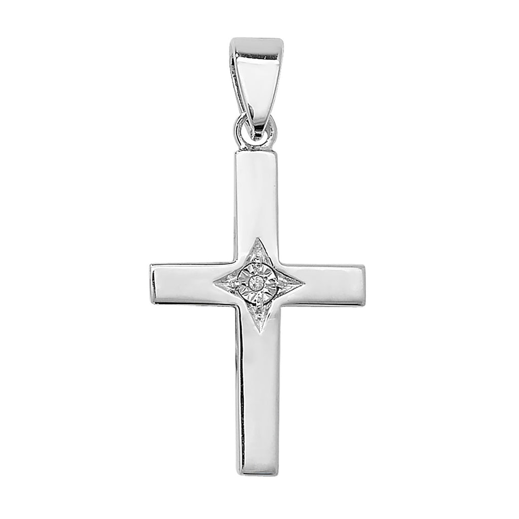 Sterling Silver CZ Pendant