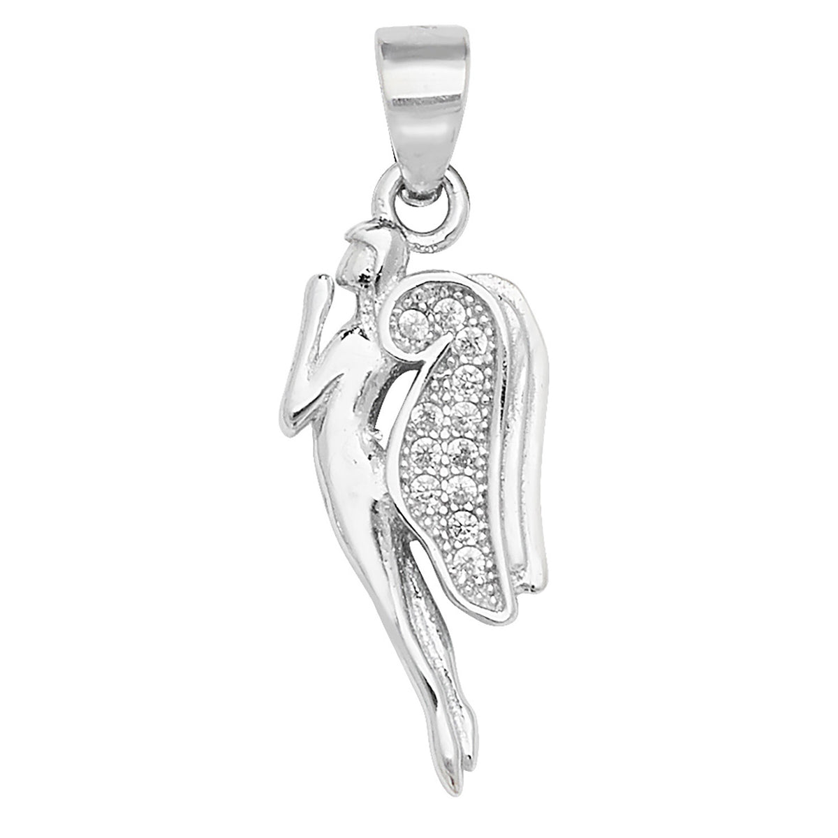Sterling Silver CZ Pendant