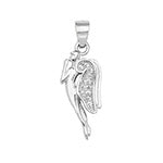 Sterling Silver CZ Pendant