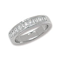 Modrwy Ddi-ddiwedd Arian Sterling CZ