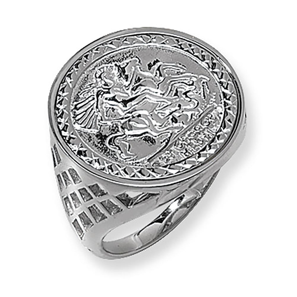 Sterling Silver Coin Ring