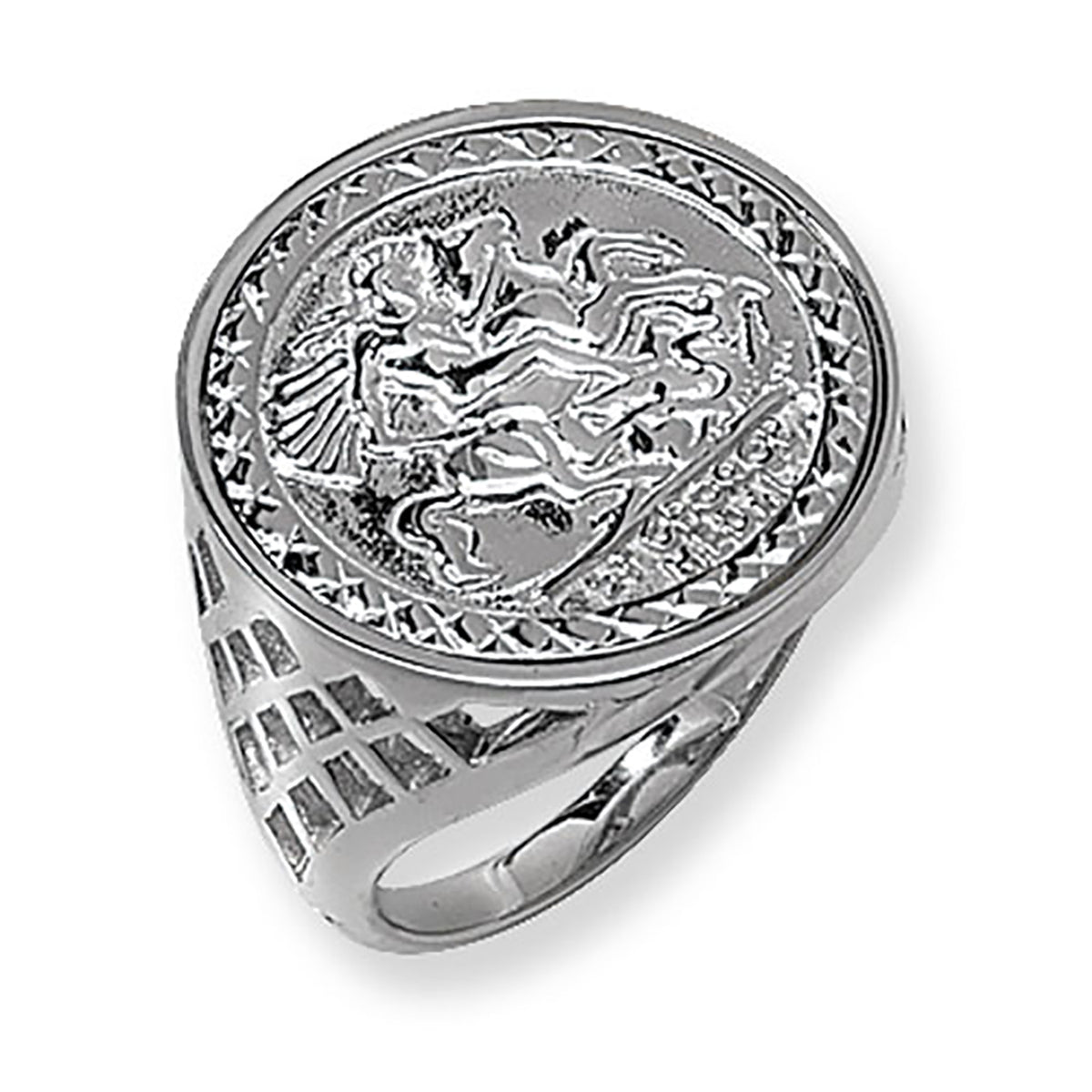 Sterling Silver Coin Ring