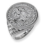 Sterling Silver Coin Ring