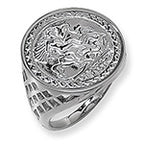 Sterling Silver Coin Ring