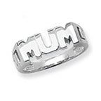 Sterling Silver Mum Ring