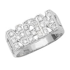 Sterling Silver CZ Nan Ring