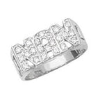 Sterling Silver CZ Nan Ring