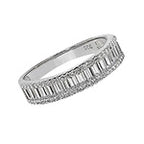 Modrwy Ddi-ddiwedd Arian Sterling CZ