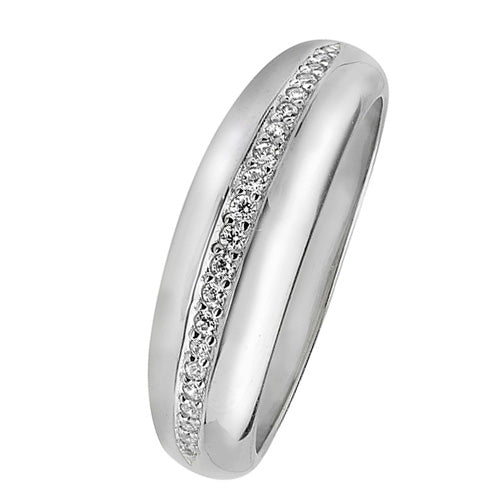 Band Priodas CZ Arian Sterling