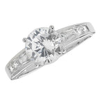 Sterling Silver CZ Dress Ring Size G7446