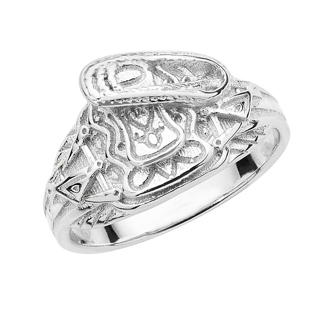 Sterling Silver Saddle Ring