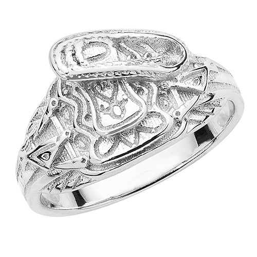 Sterling Silver Saddle Ring