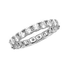 Modrwy Ddi-ddiwedd Arian Sterling CZ
