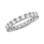 Modrwy Ddi-ddiwedd Arian Sterling CZ