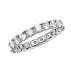 Modrwy Ddi-ddiwedd Arian Sterling CZ