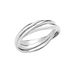 Modrwy Briodas Rwsiaidd Arian Sterling 2mm