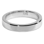 Band Priodas Arian Sterling 4mm