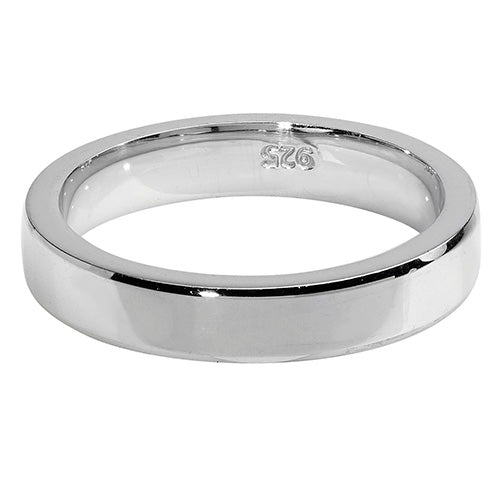 Band Priodas Arian Sterling 4mm