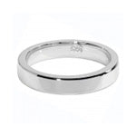 Band Priodas Arian Sterling 4mm