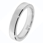 Band Priodas Arian Sterling 4mm